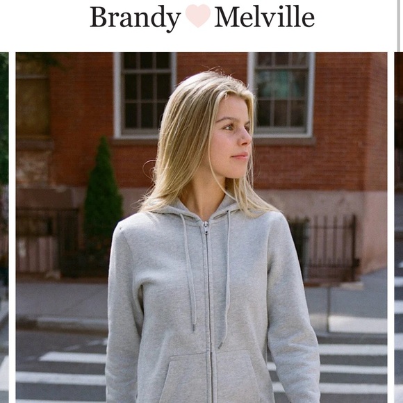 Brandy Melville Tops - CHRISTY HOODIE